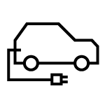electric car icon