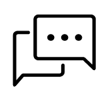 live chatting symbol